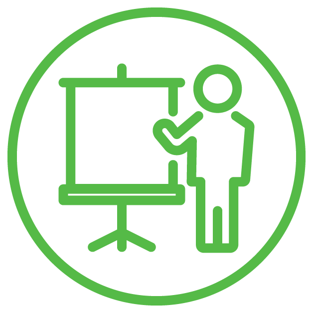InstructorLed_OutlineCircle_Green369