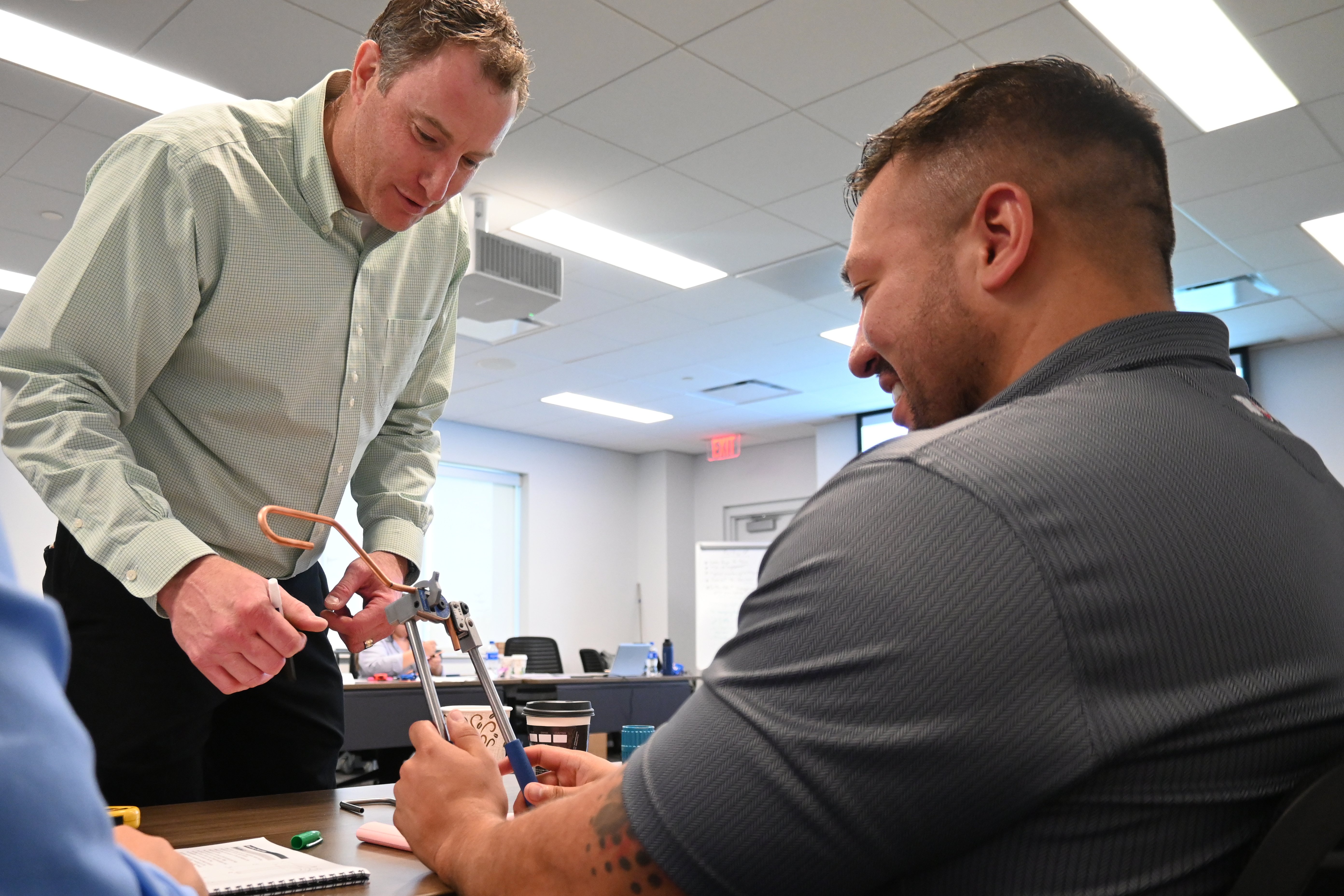 Tube fitting installation and bending training