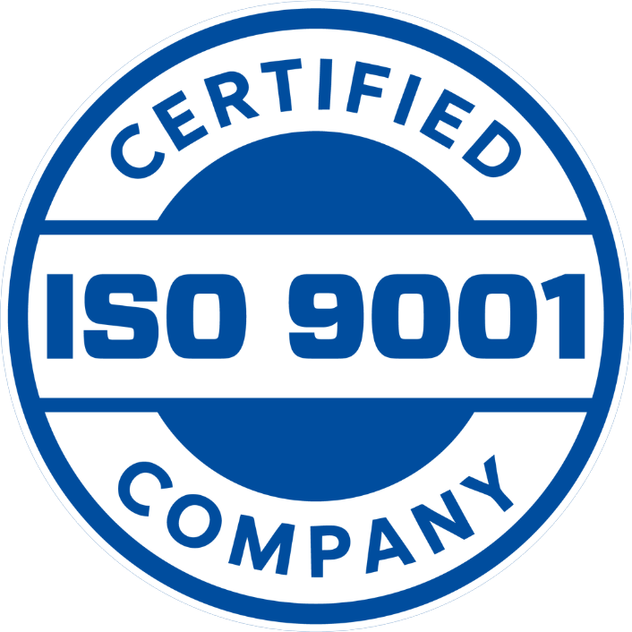 Certified ISO 9001 Company
